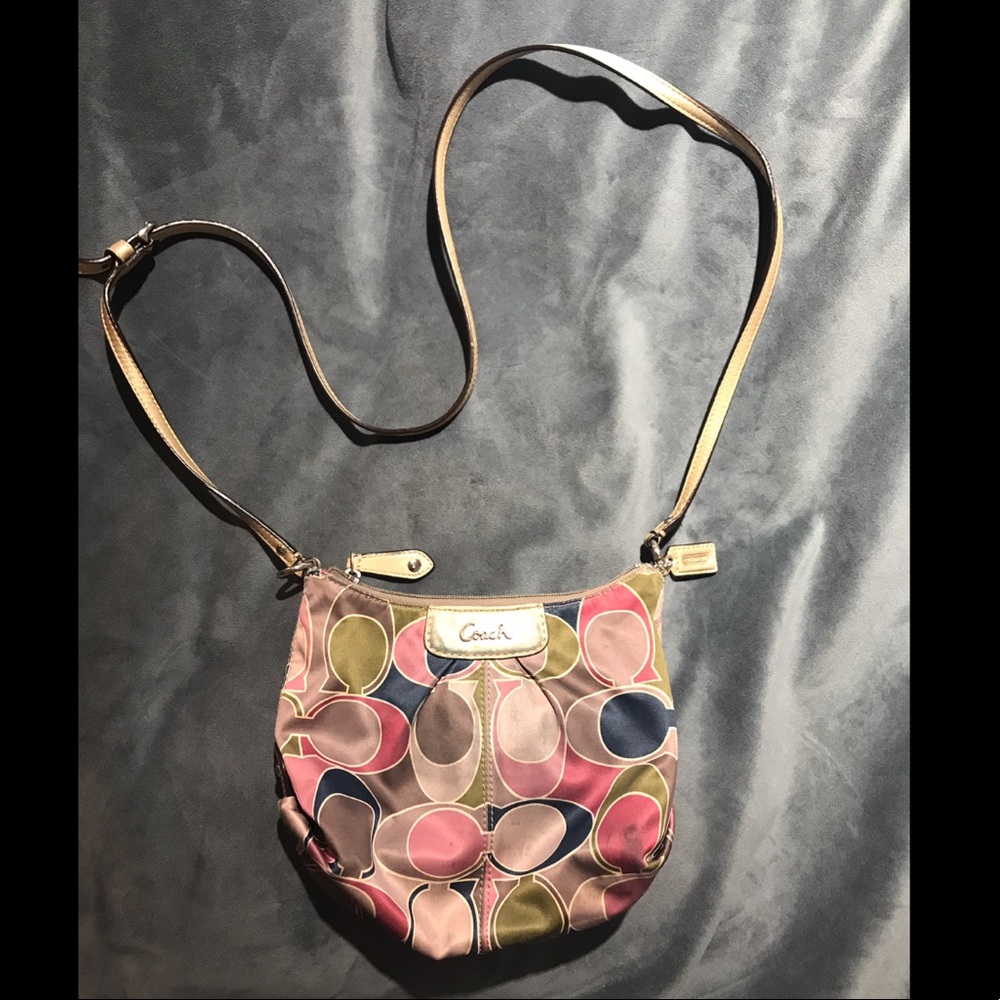 Authentic COACH nylon crossbody bag